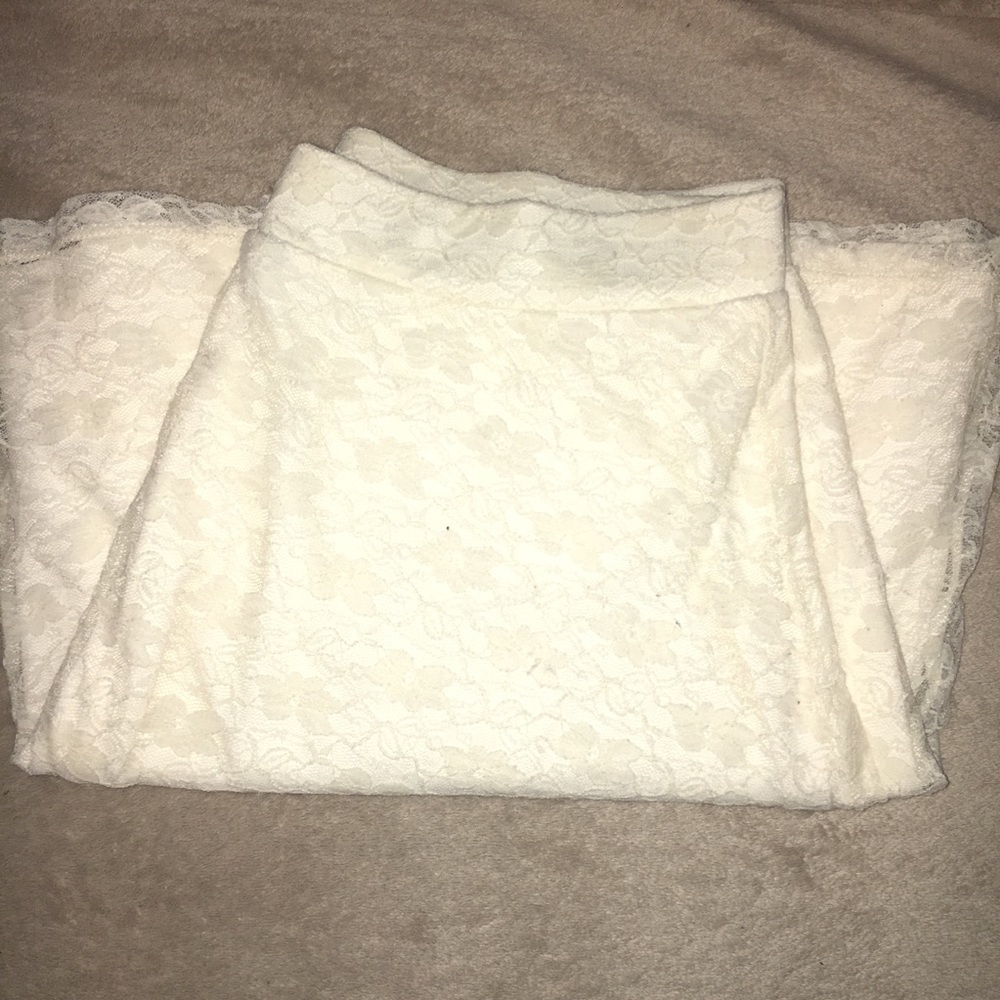 Ivory Lace Skirt